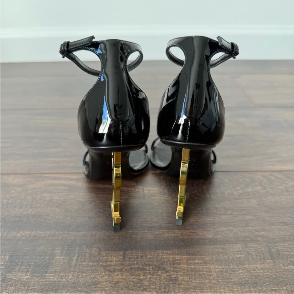 Saint Laurent Opyum YSL Logo Heel Sandals - Picture 6 of 14